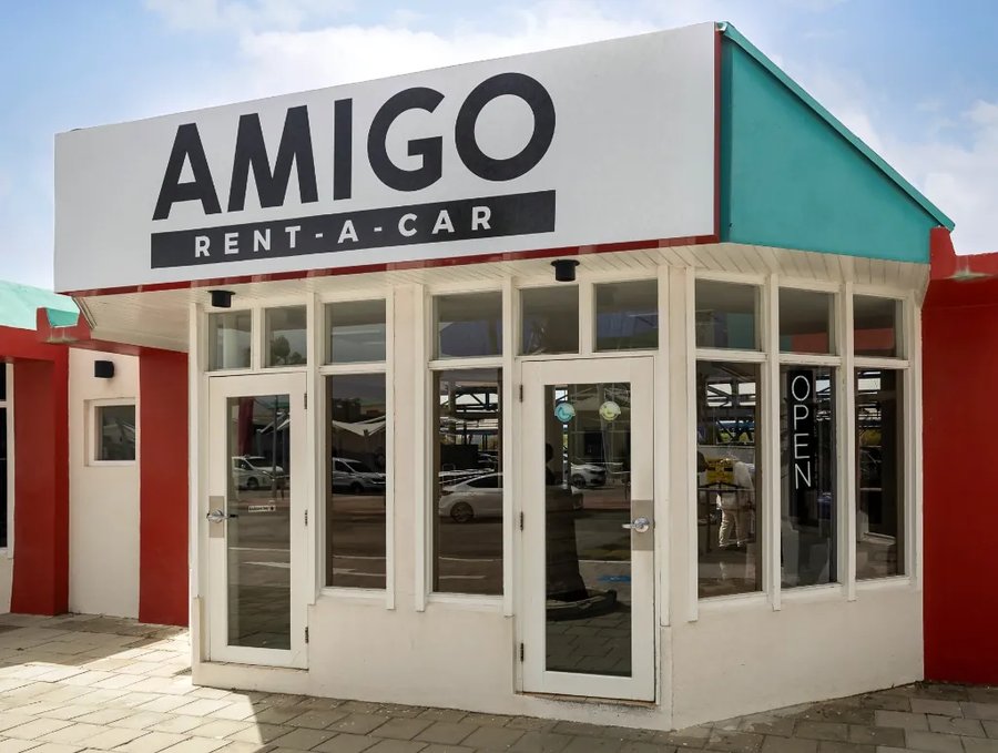 Amigo Car Rental airport office, Aruba